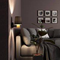 EGLO Edale wall lamp fabric lampshade cappuccino