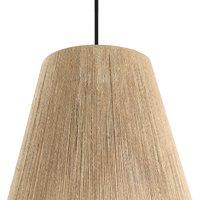 EGLO Alderney pendant light, natural yarn lampshade