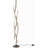 Trio Lighting Blaze LED floor lamp with dimmer, CCT, aluminium