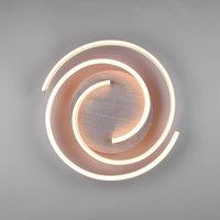 Trio Lighting LED ceiling light Caya, dimmable, aluminium
