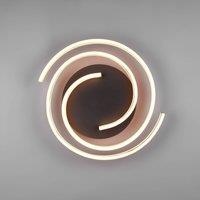 Trio Lighting LED ceiling light Caya, dimmable, brass