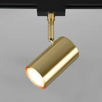 Trio Lighting 2-phase spot Marley DUOline, GU10, matt brass