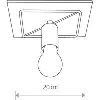 Nowodvorski Lighting Coba Antique I ceiling light, wood, 1-bulb