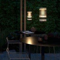 Nordlux Outdoor hanging light Coupar, 13 cm, sand
