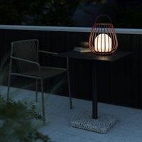 Nordlux Jim To-Go LED table lamp, outdoor, red