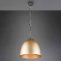 Reality Leuchten TILDA pendant light, 1-bulb, brass, 40 cm