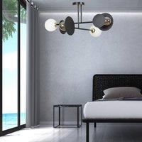 EMIBIG LIGHTING Minerva ceiling light, 4-bulb, black