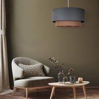 Duolla Boho pendant light 45 cm 1-light sage green/jute