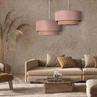 Duolla Boho pendant light 45 cm 1-light cappuccino/jute