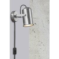 Nordlux Porter industrial-look wall light with plug