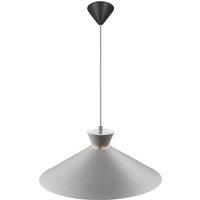 Nordlux Dial pendant light with metal shade, grey, 45 cm