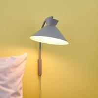 Nordlux Wall light Dial, with plug, grey