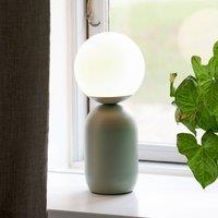 Nordlux Table lamp Notti, metal and glass, green