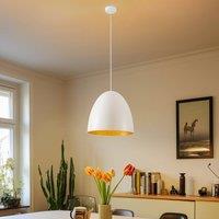 Nowodvorski Lighting Egg M pendant light in metal, 38 cm, white
