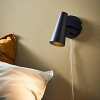 Marksljd Wall spotlight Crest metal black rocker switch