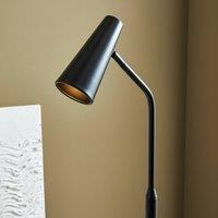Marksljd Floor lamp Crest black, movable lampshade