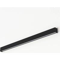 Nowodvorski Lighting Straight L wall light, 122 cm, black