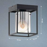 FISCHER & HONSEL Samu ceiling light in sand black