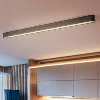 Nowodvorski Lighting Ceiling light Soft, 125 x 6 cm, graphite, aluminium, G13