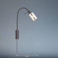 FISCHER & HONSEL Iska wall light with a flexible arm