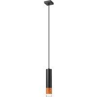 Envostar Fida pendant light, 1-bulb, black