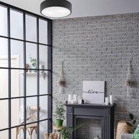 Lamkur Kimban ceiling light in metal, 36 cm, black