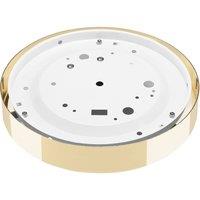 Lamkur Jaris ceiling light, curved glass, 26 cm, gold