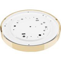 Lamkur Jaris ceiling light, domed glass, 36 cm, gold
