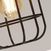 Searchlight Cage II ceiling light with a cage design
