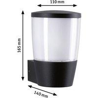 Paulmann Bako outdoor wall lamp E14 all-round