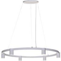 Arcchio Brinja pendant light, white, 94 cm, 6-bulb, GU10