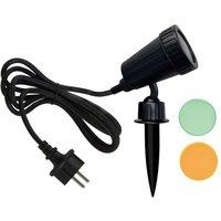 ELC Marleska ground spike light, aluminium, black, IP44