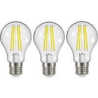 Arcchio Filament LED bulb E27 3.8W 2,700K 806lm clear 3x