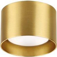 Ideallux Ideal Lux downlight Spike Round, brass-coloured, aluminium, 10 cm