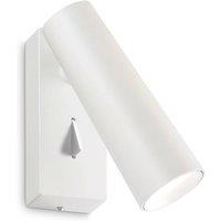 Ideallux Ideal Lux Pipe LED wall lamp, adjustable, white