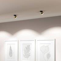 Top Light Puk! 80 Move LED spot matt lens brass/black