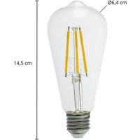 Arcchio rustic LED bulb clear E27 3.8W 2700K 806lm