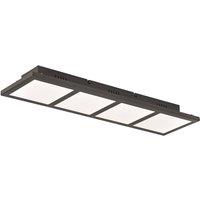 Lindby Raymie LED ceiling light length 56.6cm RGBW