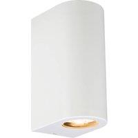 Prios Irfan outdoor wall light round white 10 cm