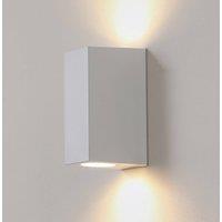 Prios Irfan outdoor wall light angular white 15.5 cm