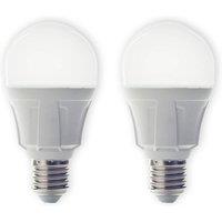 Lindby LED bulb, set of 2, E27, 8.5 W, matt, 3,000 K