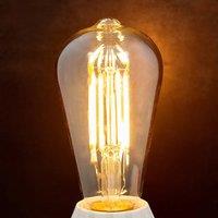 Lindby E27 rustic LED bulb 6W 500lm amber 1,800K set of 3