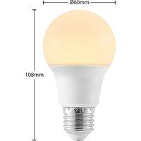 Arcchio LED bulb E27 A60 4.9 W 3,000 K opal 10-pack