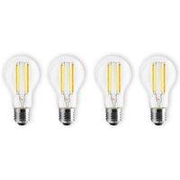 Prios Smart LED Filament E27 7W dimmable CCT Tuya set of 4