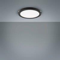 LIGHTME Aqua Plano LED recessed light IP44 black
