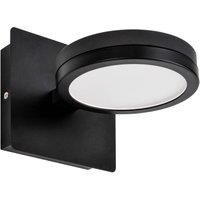 LIGHTME Aqua down LED wall light 1-bulb black