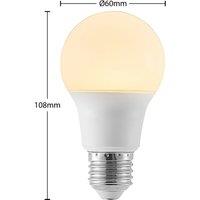 Arcchio LED bulb E27 A60 8 W 3,000 K opal 6-pack