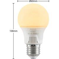 PRIOS LED bulb E27 A60 7 W white 3,000 K 10-pack