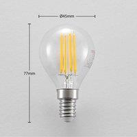 Arcchio LED bulb E14 P45, 4W, clear, 2,700K, dimmable, set of 3