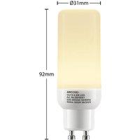 Arcchio tube LED bulb GU10 4.5 W 3,000 K 2-pack